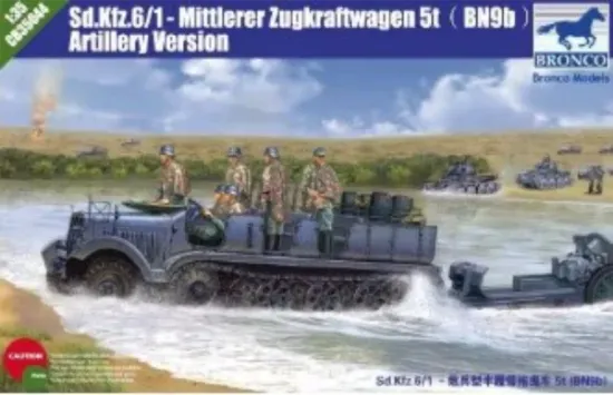 Picture of 1/35 Sd.kfz. 6/1 5(t) Typ BN9 Artillery Version - Bronco Model CB35044