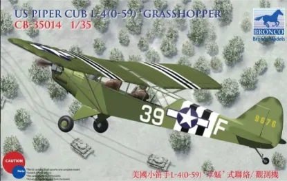 Picture of 1/35 US Piper Cub L-4(0-59)’Grasshopper’    - Bronco Model CB35014