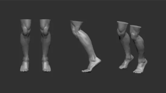 Picture of 1/35 Bent bare feet - Firma49 F010/35