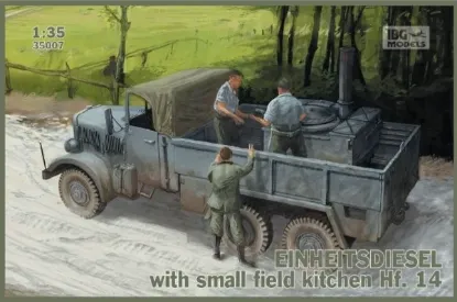 Picture of 1/35 EINHEITS  DIESEL with small field kitchen Hf.14  - IBG 35007