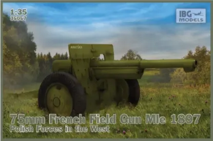 Picture of 1/35 75mm French Field Gun Mle 1897 – Polish Forces in the West - - IBG 35057