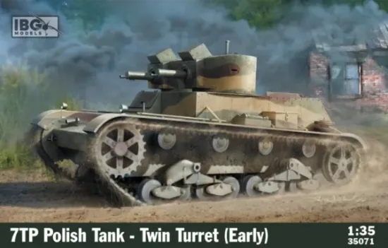 Picture of 1/35 7TP Polish Tank -Twin Turret (Early Production)  - IBG 35071