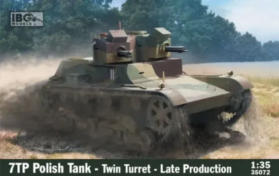 Picture of 1/35 7TP Polish Tank - Twin Turret (Late Production) -  - IBG 35072