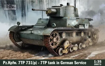 Picture of 1/35 Pz.Kpfw. 7TP 731(p) - 7TP tank in German Service - - IBG 35073