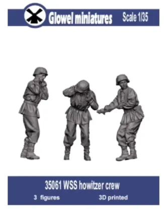 Picture of 1/35 WSS howitzer crew - Glowel Miniatures 35061