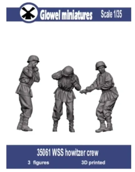 Picture of 1/35 WSS howitzer crew - Glowel Miniatures 35061