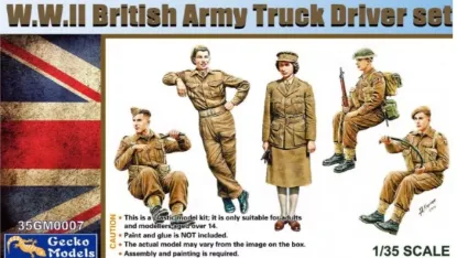 Picture of 1/35 WW II British Army Truck Driver Set - GECKO 35GM0007