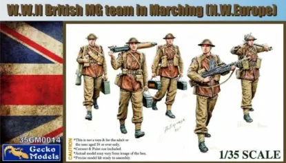 Picture of 1/35 W.W.II British MG Team In March (N.W. Europe) - GECKO 35GM0014