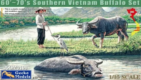 Picture of 1/35 60'~70's Vietnam Buffalo Set - GECKO 35GM0108