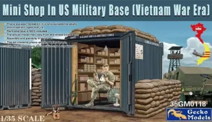 Picture of 1/35 Mini Shop In US Military Base (Vietnam War Era) - GECKO 35GM0118