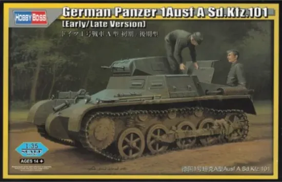Picture of 1/35 German Panzer 1Ausf A Sd.Kfz.101(Early/Late Version) - HOBBY BOSS 80145
