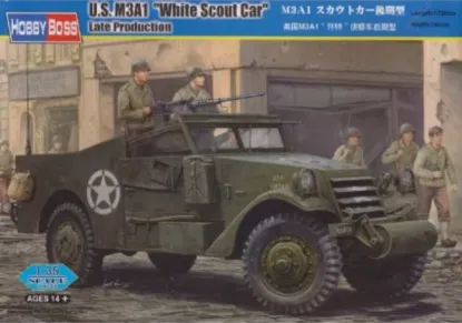 Picture of 1/35 US M3A1  "'White Scout Car"  Late Version - HOBBY BOSS 82452