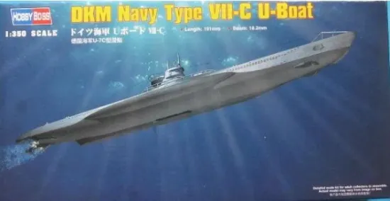 Picture of 1/350 German Navy Type VII-C U-Boat - HOBBY BOSS 83505