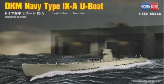 Picture of 1/350 DKM Navy Type lX-A U-Boat - HOBBY BOSS 83506