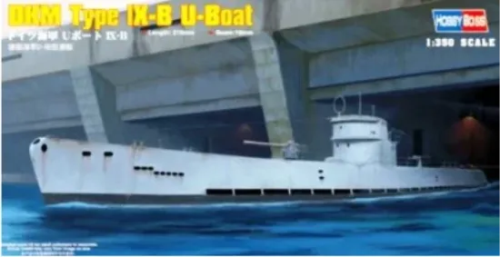 Picture of 1/350 DKM Type lX-B U-Boat - HOBBY BOSS 83507