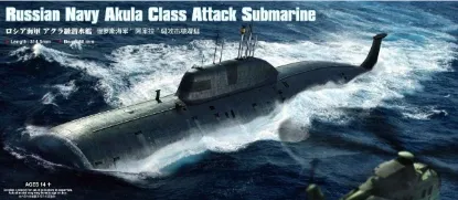 Picture of 1/350 Russian Navy SSN Akula Class Attack Submarine - HOBBY BOSS 83525
