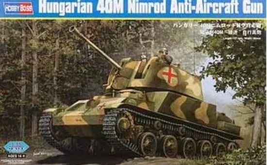 Picture of 1/35 Hungarian 40M Nimrod Anti-Aircraft Gun - HOBBY BOSS 83829