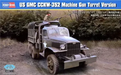 Picture of 1/35 US GMC CCKW-352 Machine Gun turret version - HOBBY BOSS 83833