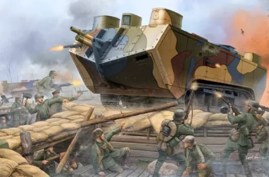 Picture of 1/35 French Saint-Chamond Heavy Tank - Early - HOBBY BOSS 83858