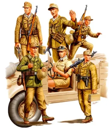 Picture of 1/35 GERMAN AFRICA CORPS - HOBBY BOSS 84410