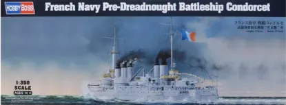 Picture of 1/350 French Navy Pre-Dreadnought Battleship Condorcet - HOBBY BOSS 86505