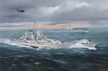Picture of 1/350 USS Hawaii CB-3 - HOBBY BOSS 86515