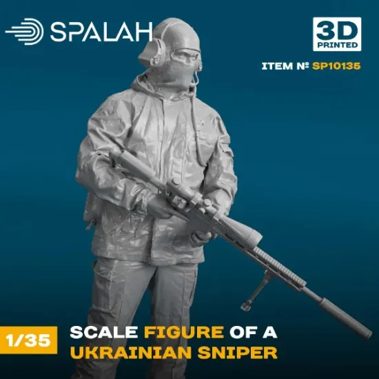 Picture of 1/35 Figure "Ukrainian sniper". - Spalah Models SP10135