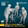 Picture of 1/35 Set of model and figures "Ukranian mortar crew with a 82-mm KBA-48M mortar". - Spalah Models SP10935