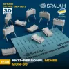 Picture of 1/35 Set of scale models "Anti-personnel mines MON-50", (10 pcs.). - Spalah Models SP11235