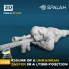 Picture of 1/35 Figure "Ukrainian sniper in a lying position". - Spalah Models SP12135