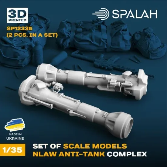 Picture of 1/35 Set of scale models "NLAW anti-tank complex", (2 pcs.). - Spalah Models SP12335