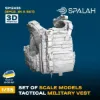 Picture of 1/35 Set of scale models "Tactical military vest", (5 pcs.). - Spalah Models SP12435
