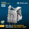 Picture of 1/35 Set of scale models "Tactical military vest", (5 pcs.). - Spalah Models SP12435