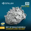 Picture of 1/35 Set of scale models "Camouflage helmet", (5 pcs.). - Spalah Models SP12535