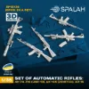 Picture of 1/35 Set of scale models "Automatic rifles: AK-74, AK-74 without magazine, Z10 (UAR-10), AK-105 (ZENITCO), AR-15", (5 pcs.). - Spalah Models SP12735