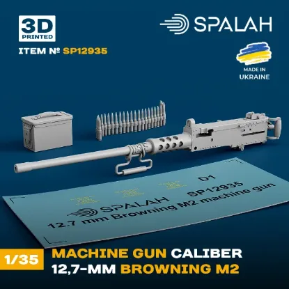 Picture of 1/35 Scale model "12.7 mm Browning M2 machine gun". - Spalah Models SP12935
