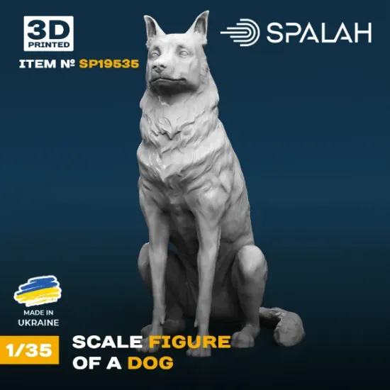 Picture of 1/35 Figure "Dog". - Spalah Models SP19535