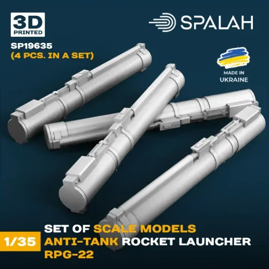 Picture of 1/35 Set of scale models "RPG-22", (4 pcs.). - Spalah Models SP19635