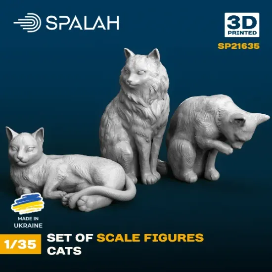 Picture of 1/35 Set of figures "Cats". - Spalah Models SP21635