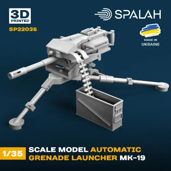 Picture of 1/35 Scale model "Automatic grenade launcher MK-19". - Spalah Models SP22035
