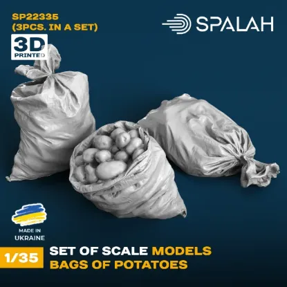 Picture of 1/35 Set of scale models "Bags of potatoes", (3 pcs.). - Spalah Models SP22335