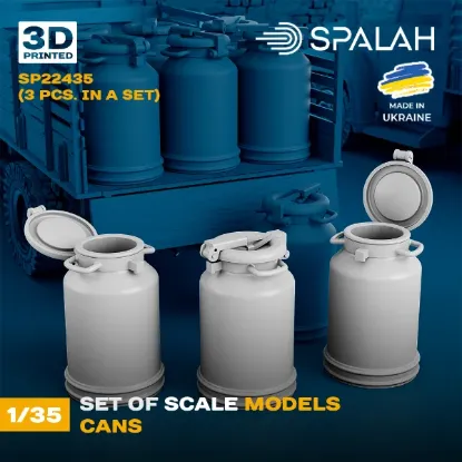 Picture of 1/35 Set of scale models "Cans", (3 pcs.). - Spalah Models SP22435