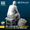 Picture of 1/35 Set of scale models and figure "Ukrainian soldier in the kitchen". - Spalah Models SP22635