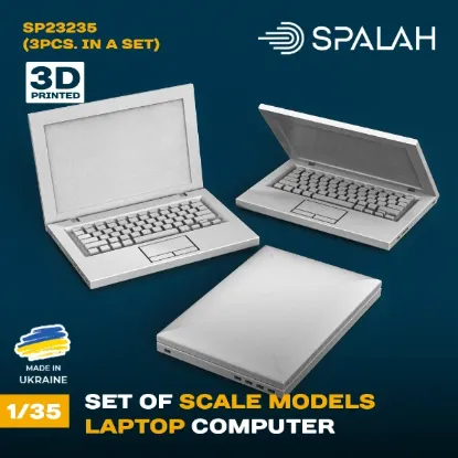 Picture of 1/35 Set of scale models "Laptop", (3 pcs.). - Spalah Models SP23235