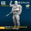Picture of 1/35 Set of figures "Ukrainian assault group". - Spalah Models SP25135