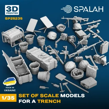 Picture of 1/35 Set of scale models "For a trench". - Spalah Models SP25235