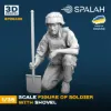 Picture of 1/35 Figure "Soldier with a shovel". - Spalah Models SP25435