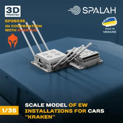Picture of 1/35 Scale model "EW installations for cars "Kraken". - Spalah Models SP26035