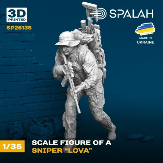 Picture of 1/35 Figure "Sniper "Lova". - Spalah Models SP26135