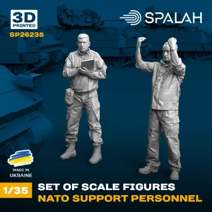 Picture of 1/35 Set of figures "NATO support personel". - Spalah Models SP26235